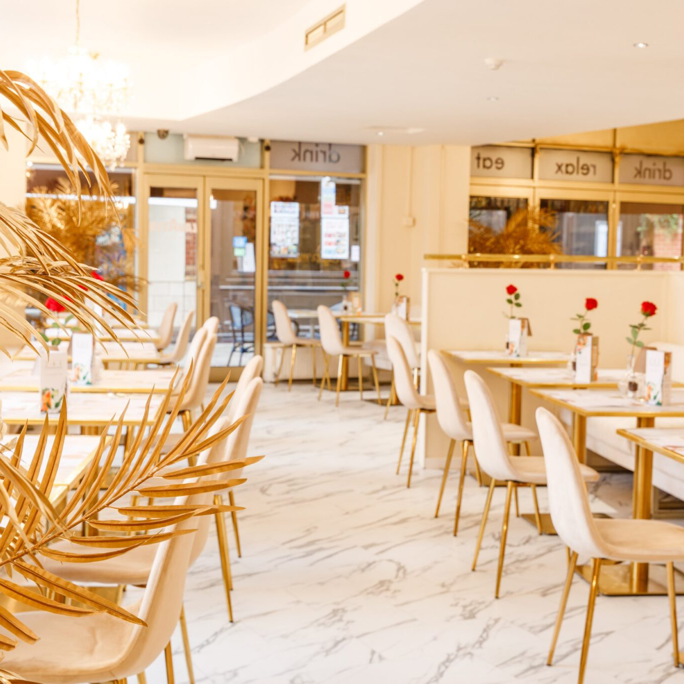 Hospitality Restaurant Flooring White Stone Impervia® Marble Tile