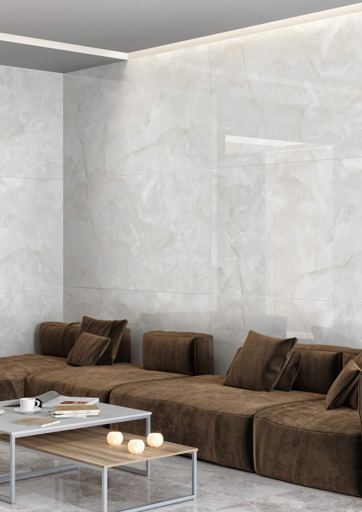 Ice Onyx Glazed Porcelain Tile 1