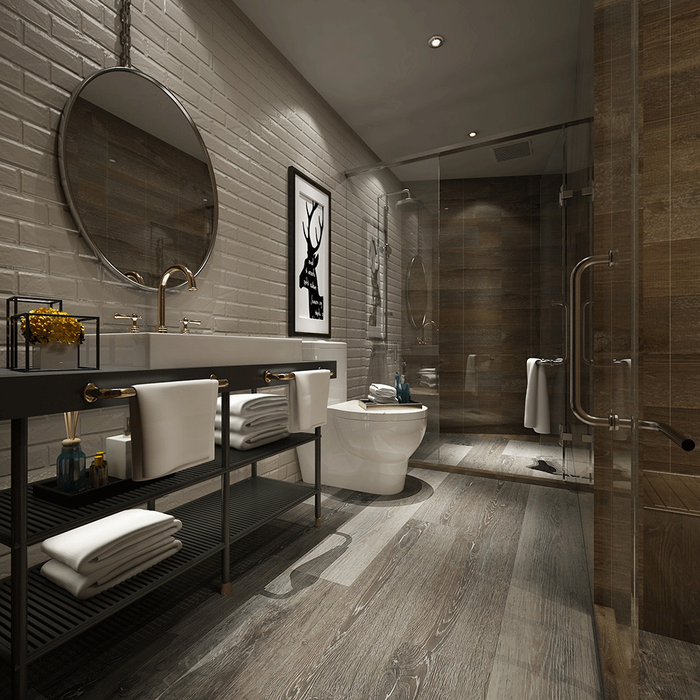 Impervia Bathroom Limed Fumed Grey Oak Luxury Flooring IMP-KS04-602-3
