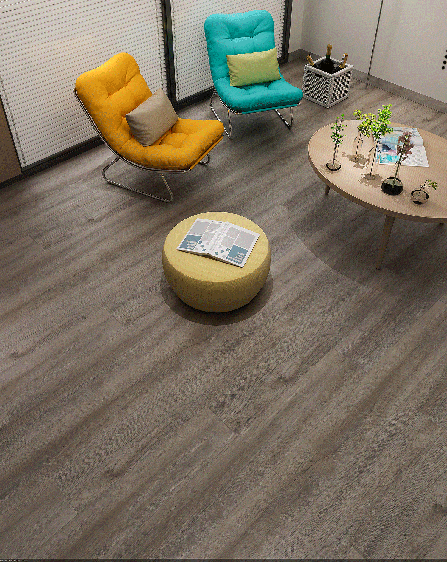 Impervia Commercial Light Fumed Ordinary Oak Luxury Flooring IMP-8370-10