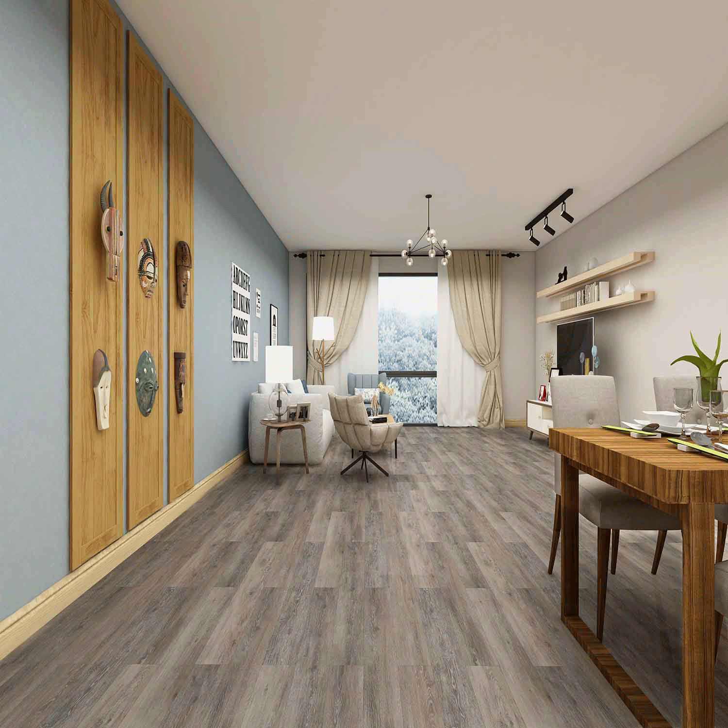 Impervia Commercial Wild Grey Oak Luxury Flooring IMP-KS10-9531-10