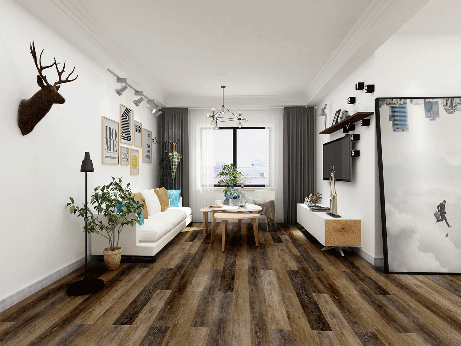 Impervia Commercial Zebra Oak Luxury Flooring IMP-KS10-9531-10-2