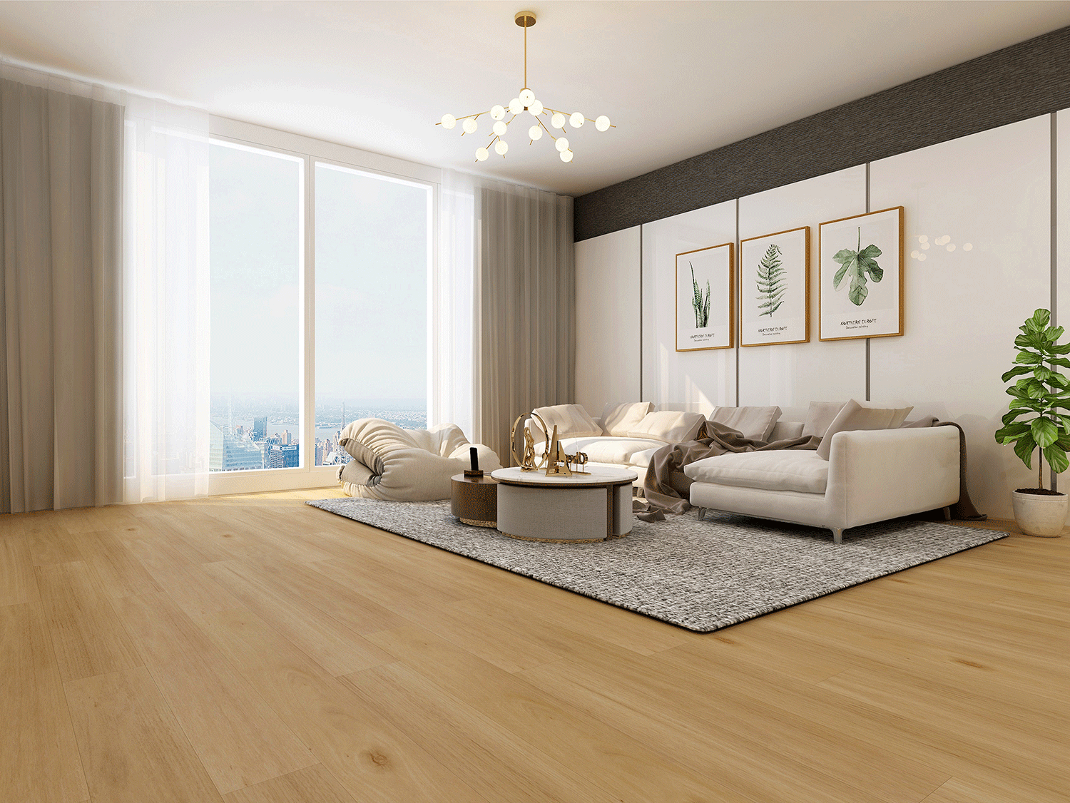 Impervia Lightened White Oak Luxury Flooring IMP-KS02-6006-6