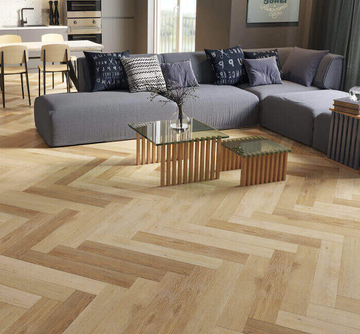 Impervia® Herringbone Parquet Natural Oak 2