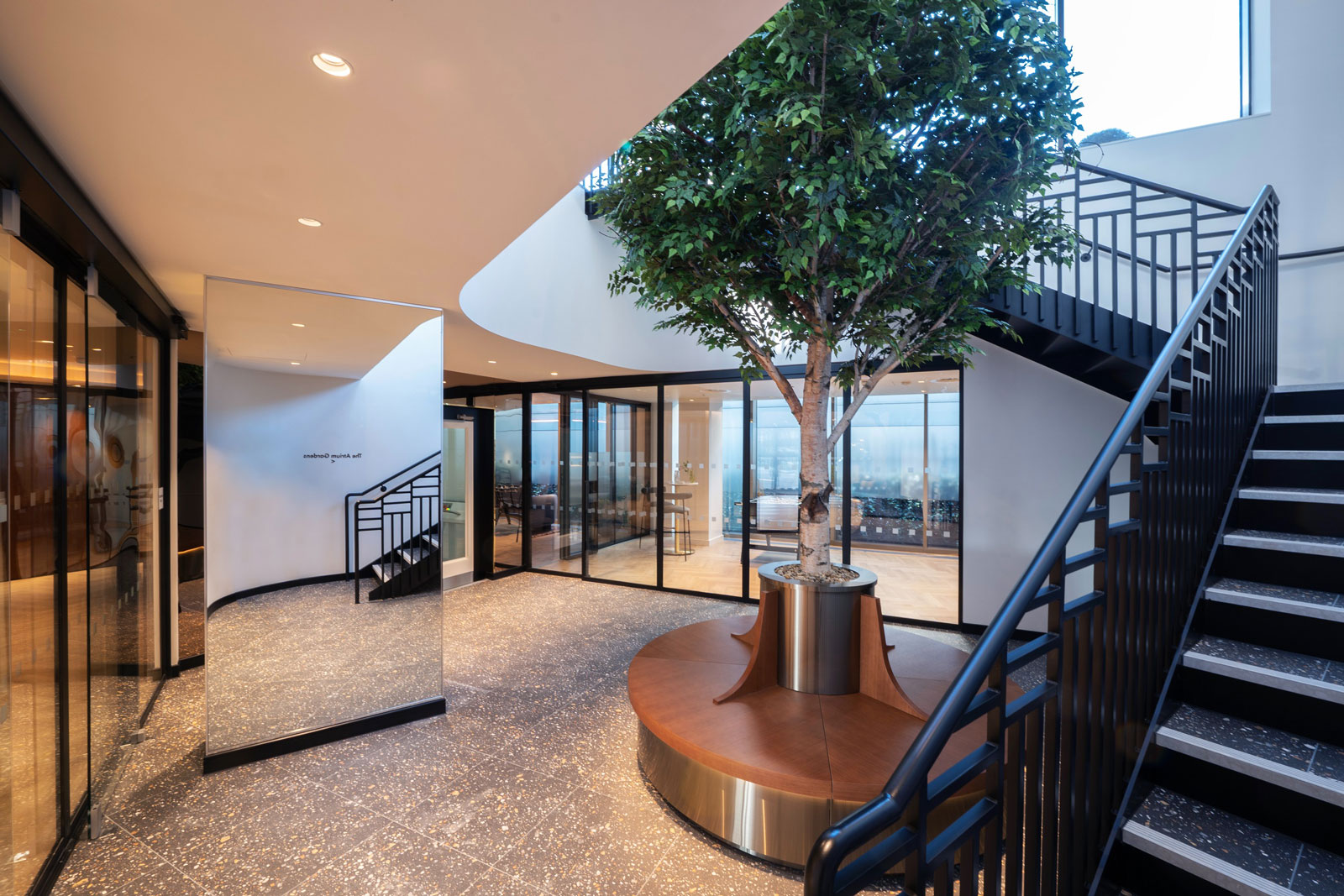Prince-of-Wales-Drive-hallway-Impervia-herringbone-Champagne-Oak