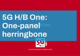 5G H/B One | One-panel herringbone | Resilient flooring | Technical animation